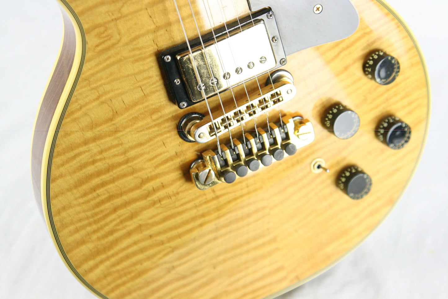 1979 Gibson 25/50 Anniversary Les Paul Custom Natural! AMAZING FLAMETOP! One of the Best Tops!