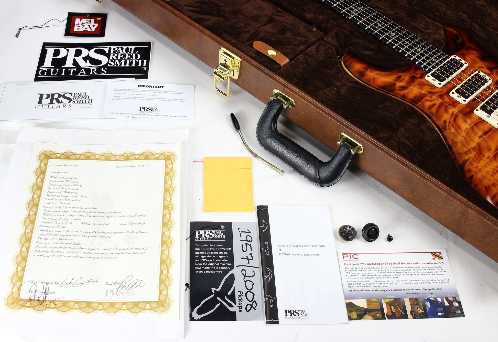 2013 PRS Private Stock 24 Fret Studio KILLER QUILT TOP! Paul Reed Smith, One-Off, Custom-Order