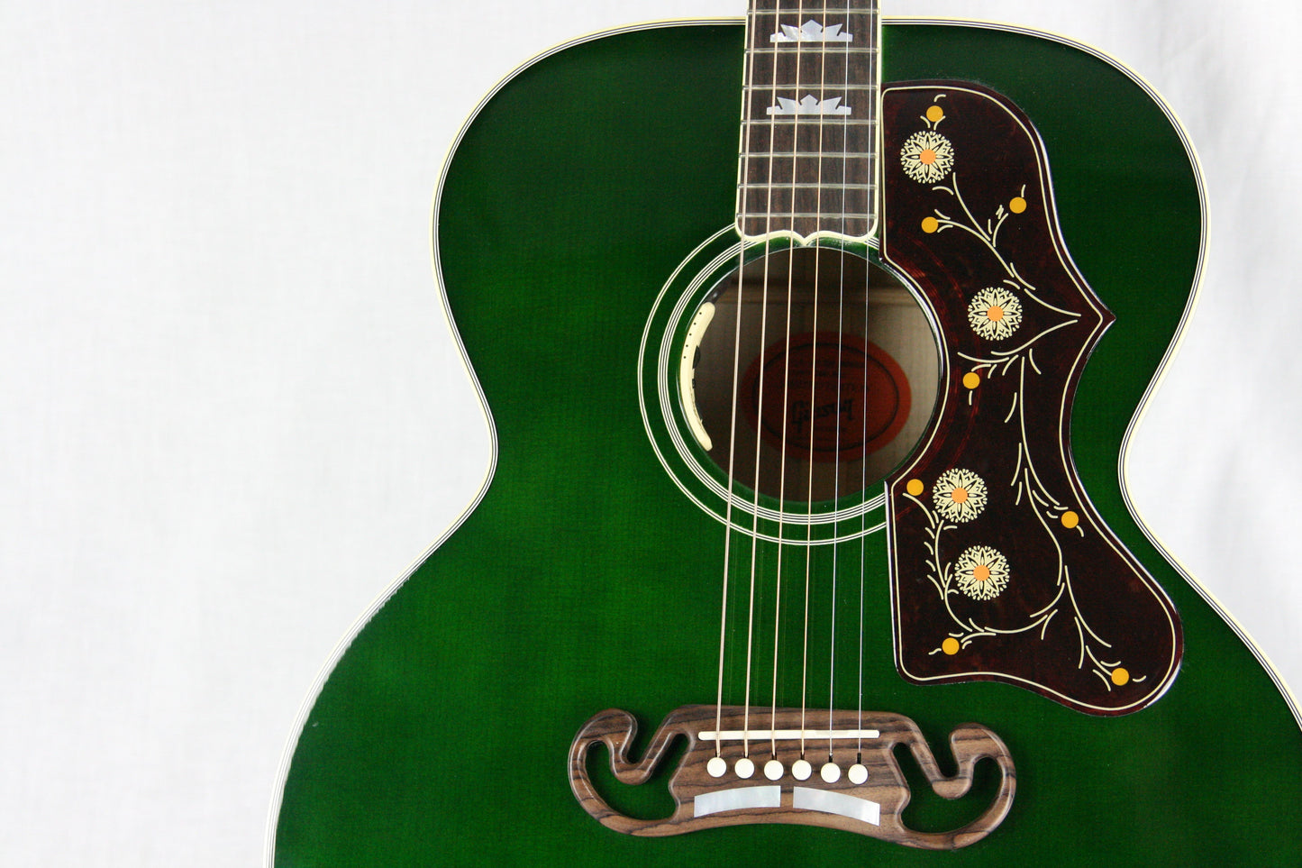2017 Gibson SJ-200 EMERALD GREEN Limited Edition! Custom Shop J200 Jumbo! MINT!