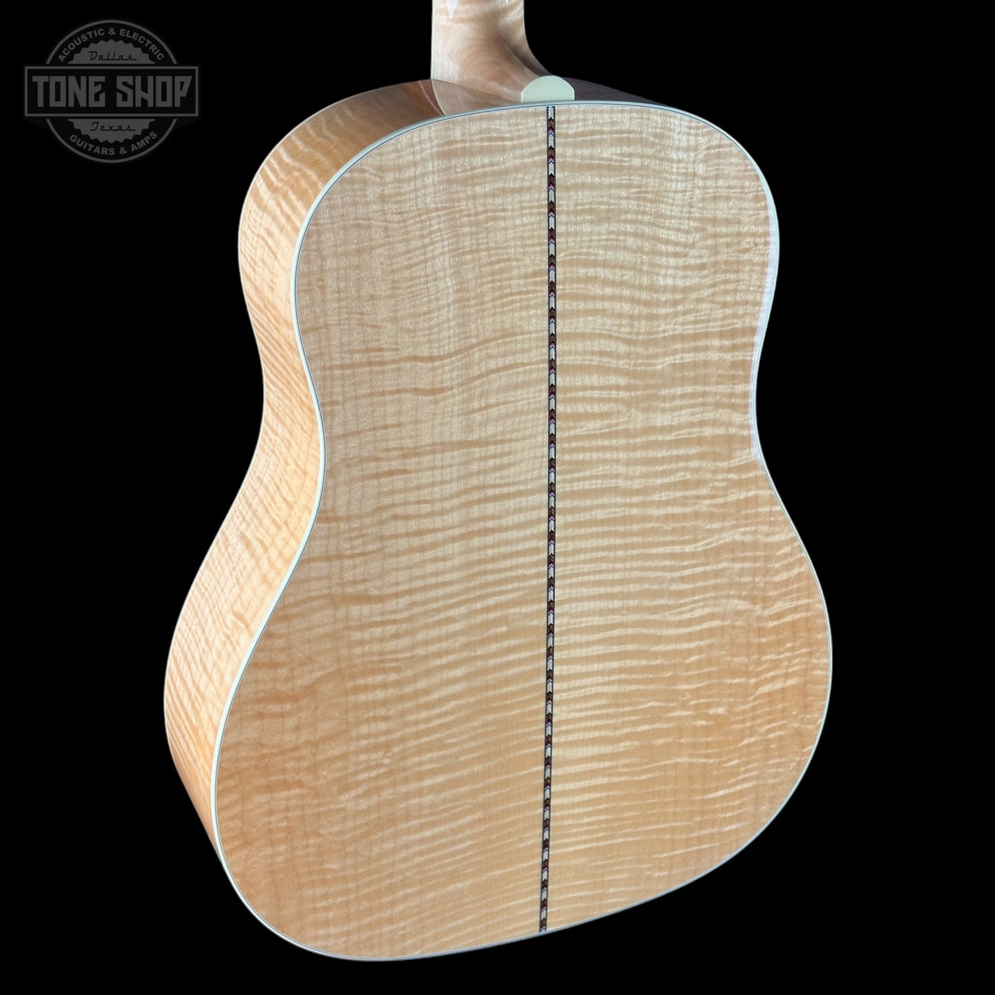 Collings CJ Jet Black Top Tigerstripe Pickguard Sitka/Maple w/Case 36567