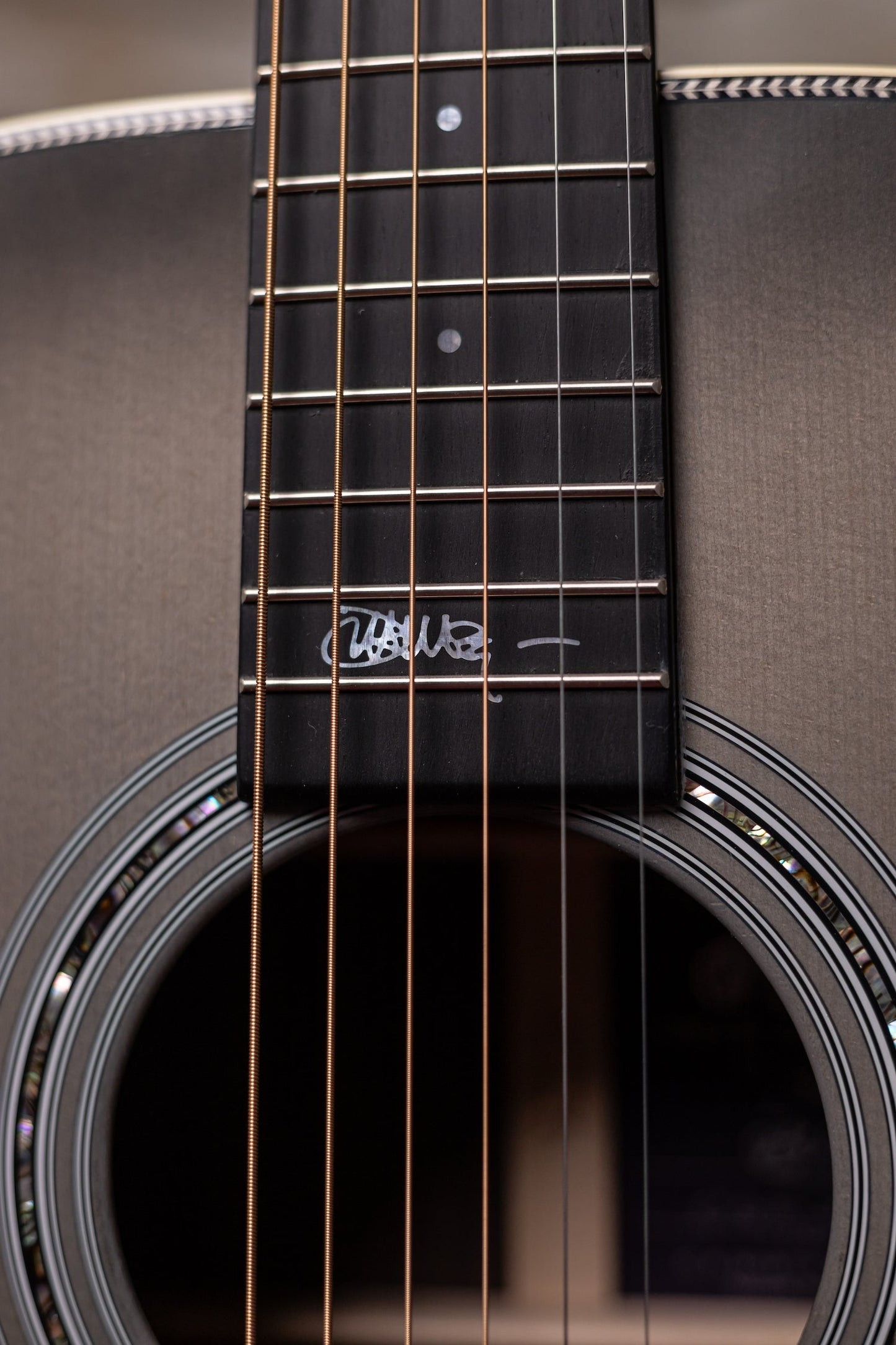 Martin OMJM 20th Anniversary John Mayer Acoustic Guitar - Platinum Gray