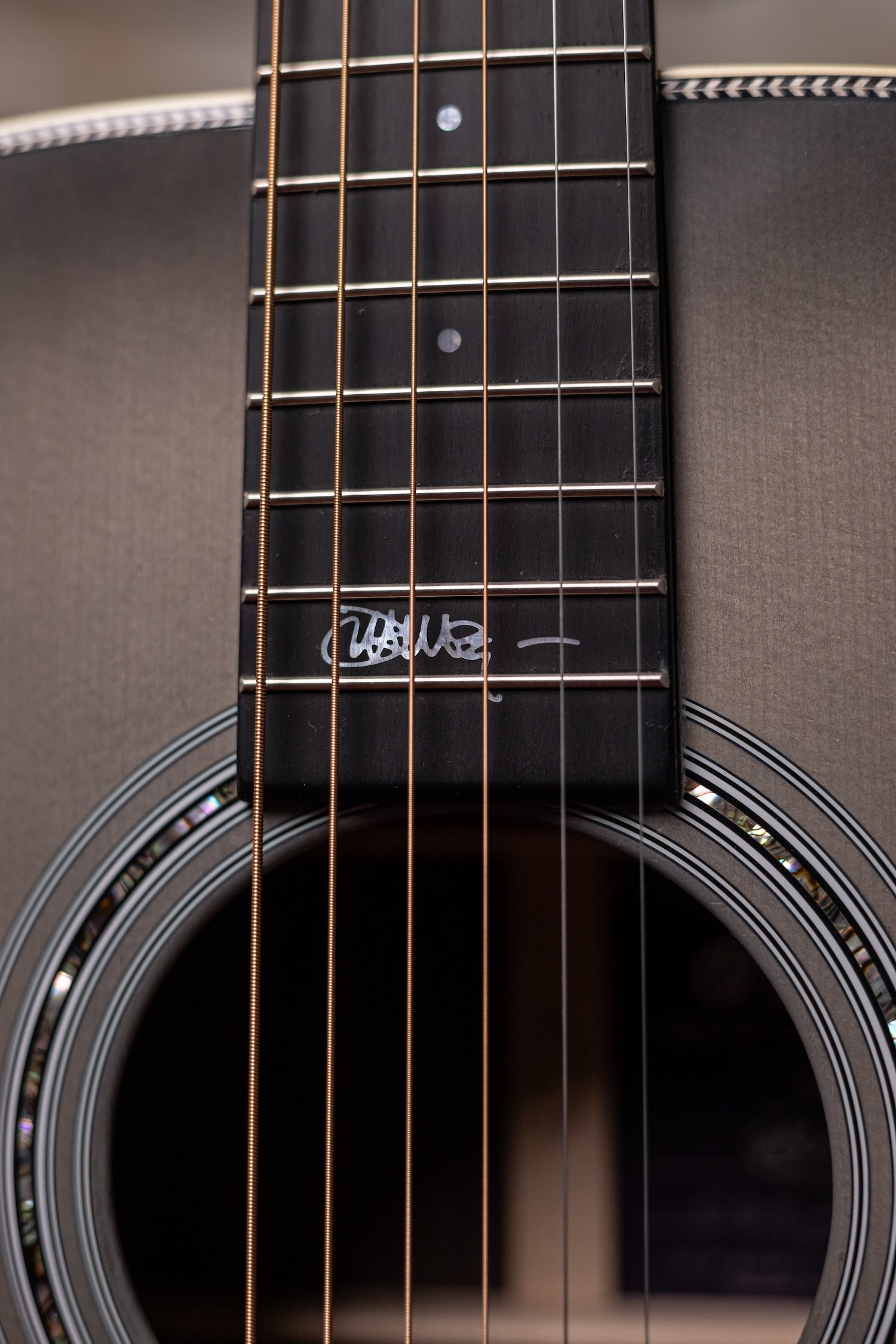 Martin OMJM 20th Anniversary John Mayer Acoustic Guitar - Platinum Gray