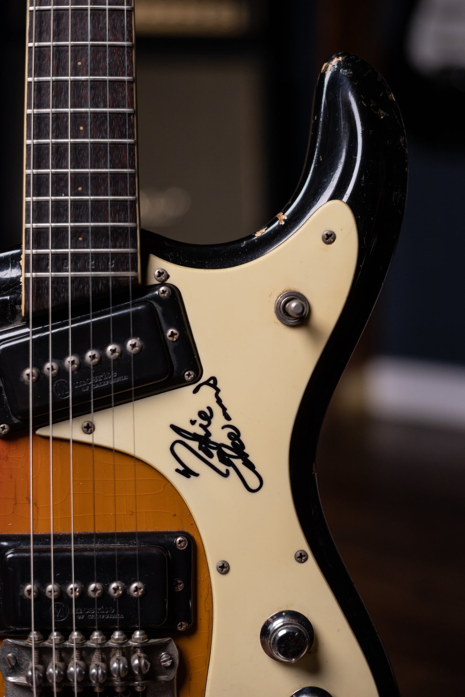 1965 Mosrite Ventures Model Electric Gutiar Signed by Nokie Edwards - Sunburst
