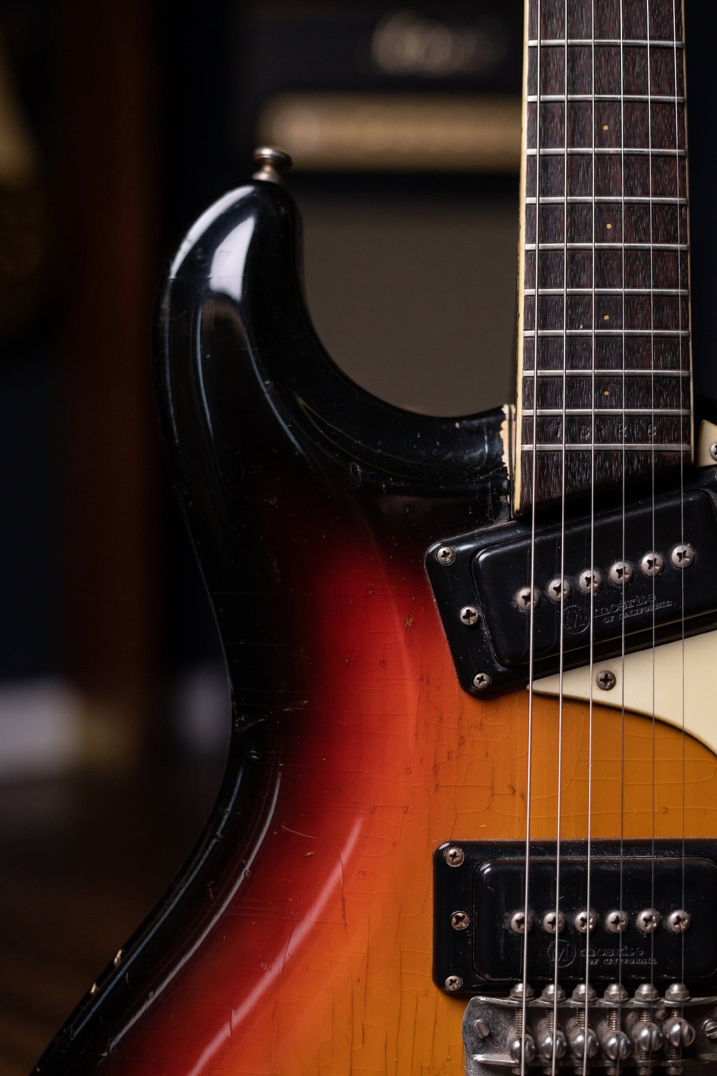 1965 Mosrite Ventures Model Electric Gutiar Signed by Nokie Edwards - Sunburst