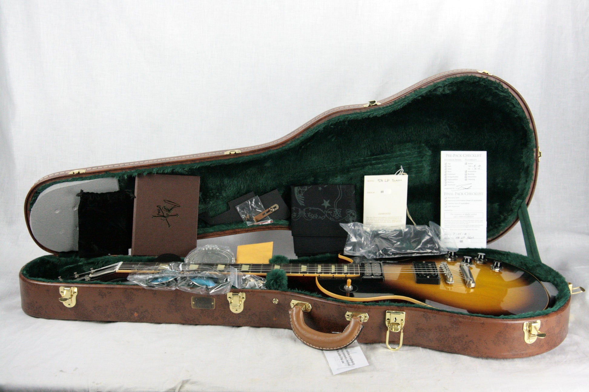 2018 Gibson Custom Slash Signed 1958 Les Paul Standard BRAZILIAN DREAM Rosewood Reissue