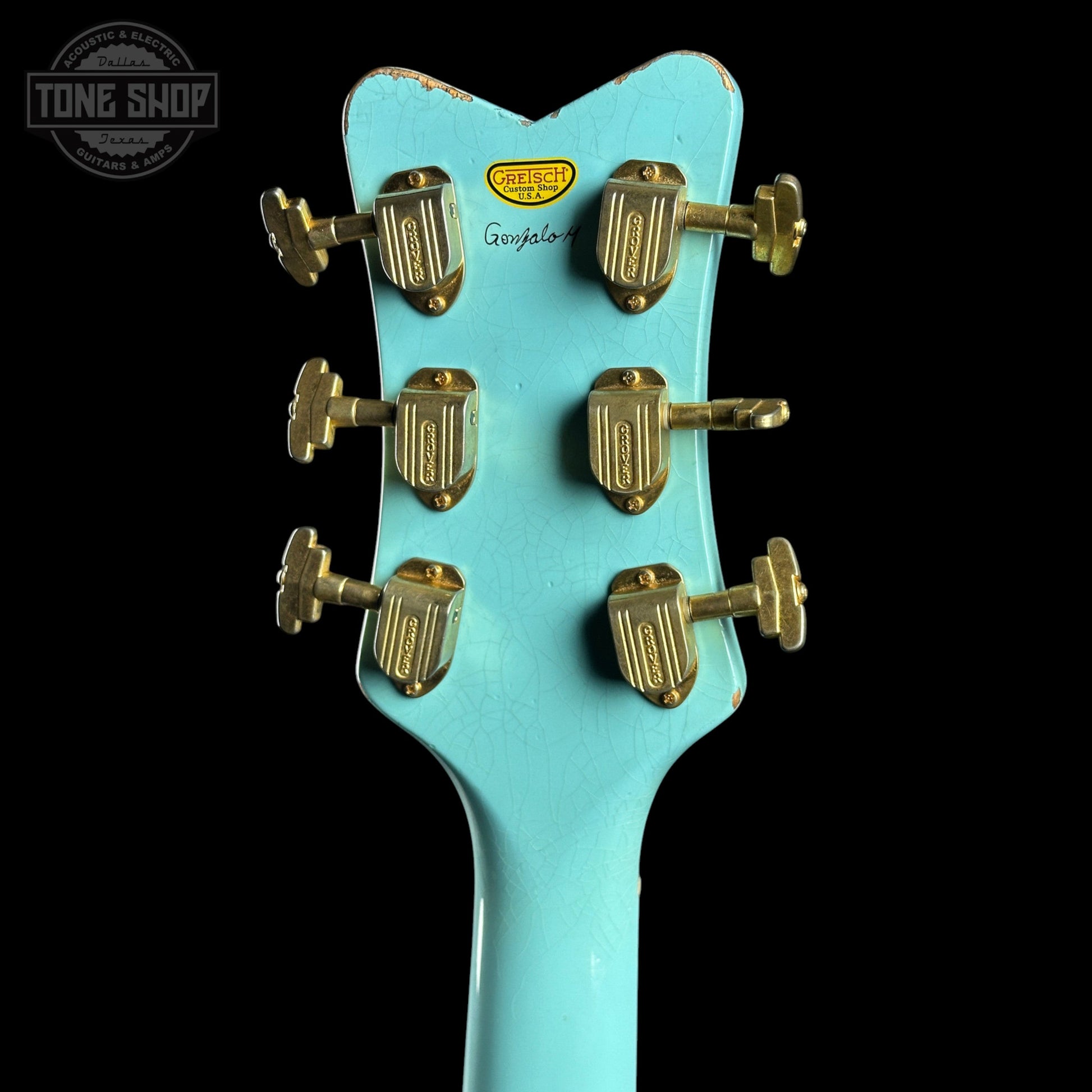 Gretsch Custom Shop G6134 1959 Penguin Relic Daphne Blue w/case UC26043999