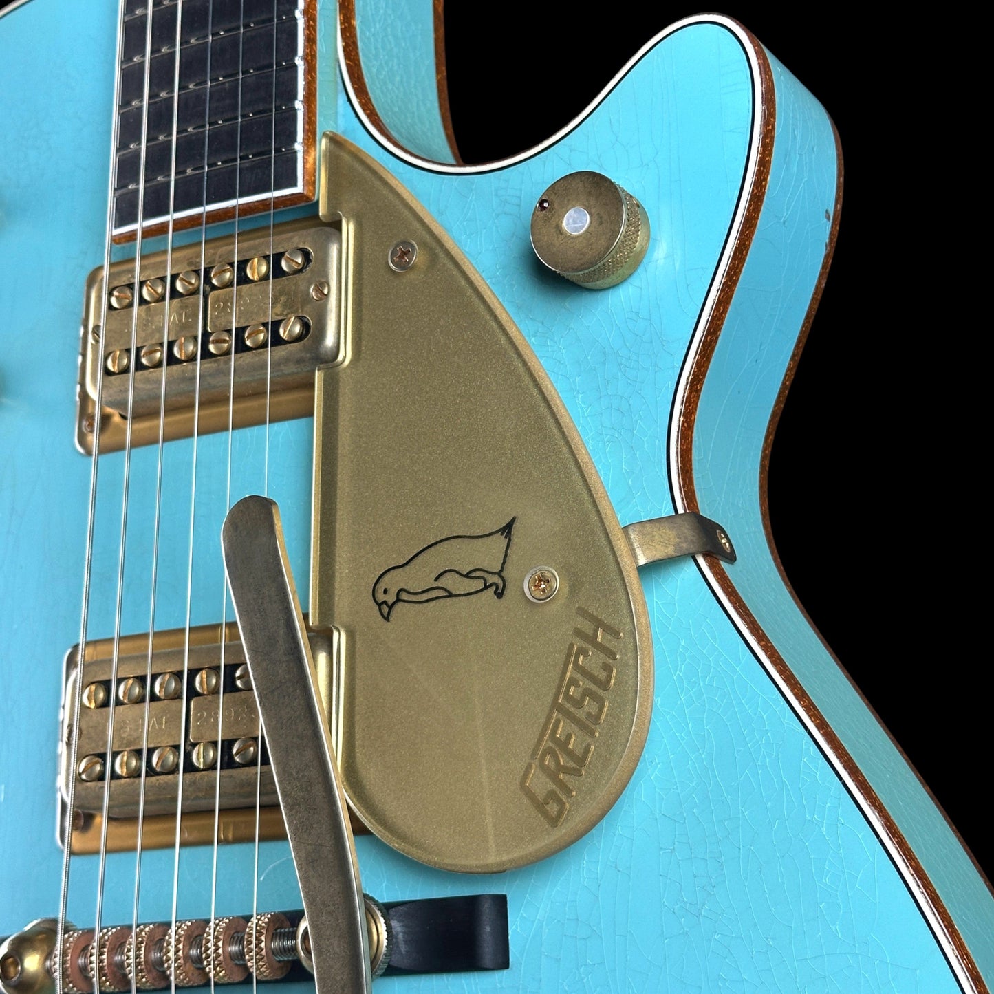 Gretsch Custom Shop G6134 1959 Penguin Relic Daphne Blue w/case UC26043999