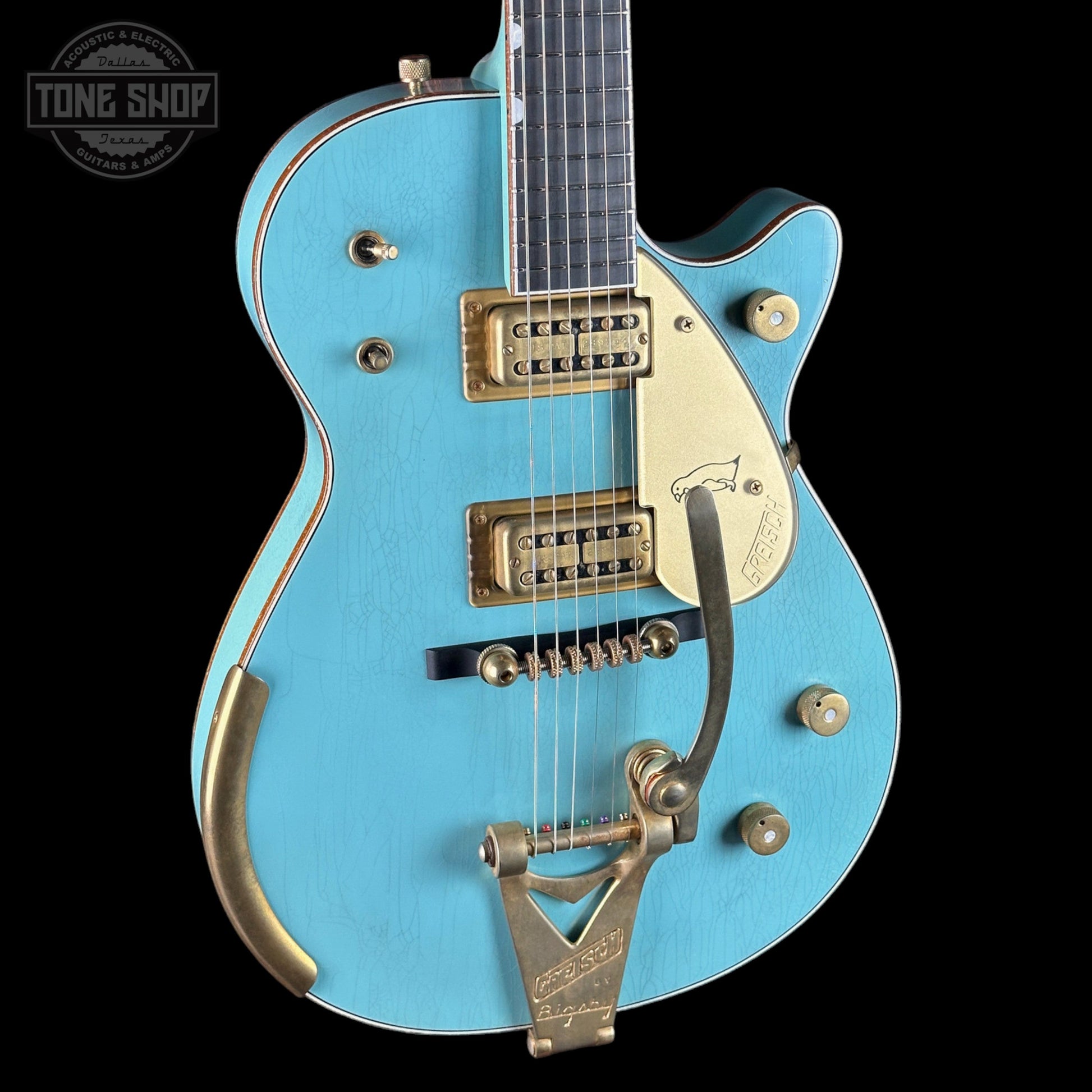 Gretsch Custom Shop G6134 1959 Penguin Relic Daphne Blue w/case UC26043999