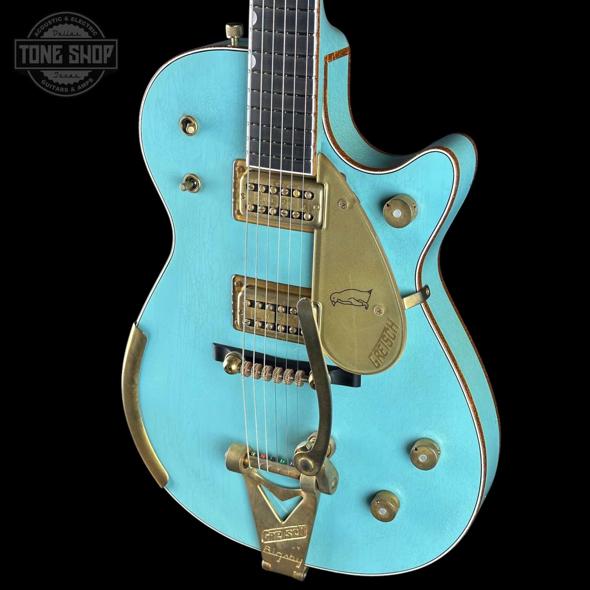Gretsch Custom Shop G6134 1959 Penguin Relic Daphne Blue w/case UC26043999