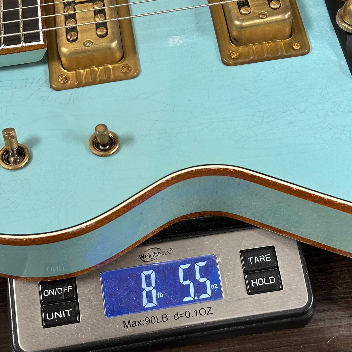 Gretsch Custom Shop G6134 1959 Penguin Relic Daphne Blue w/case UC26043999