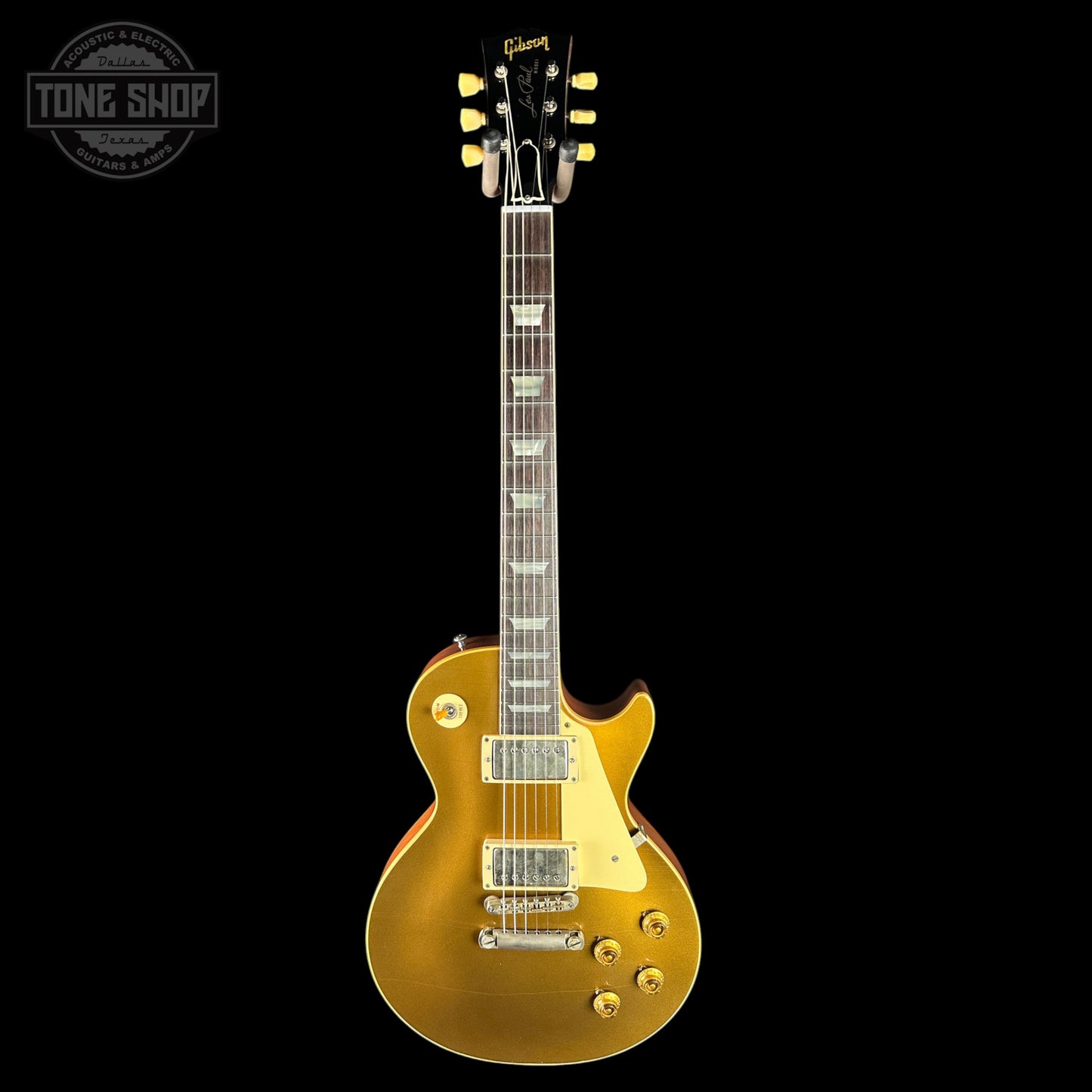 Gibson Custom Dealer Select 1957 Les Paul Chambered Double Gold Ultra Light Aged w/case 76582