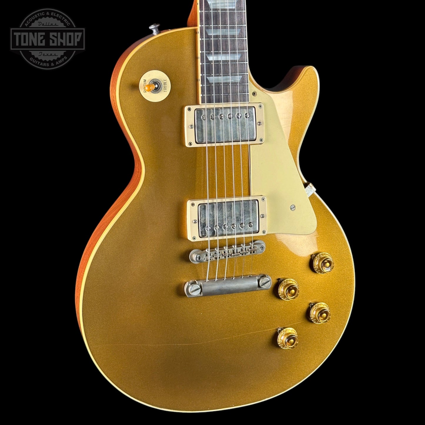 Gibson Custom Dealer Select 1957 Les Paul Chambered Double Gold Ultra Light Aged w/case 76582