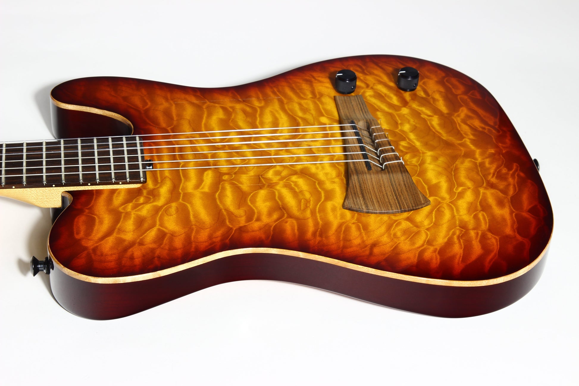 Sadowsky Electric Nylon BRAZILIAN ROSEWOOD Acoustic Classical Guitar! Amazing Quilt Top!