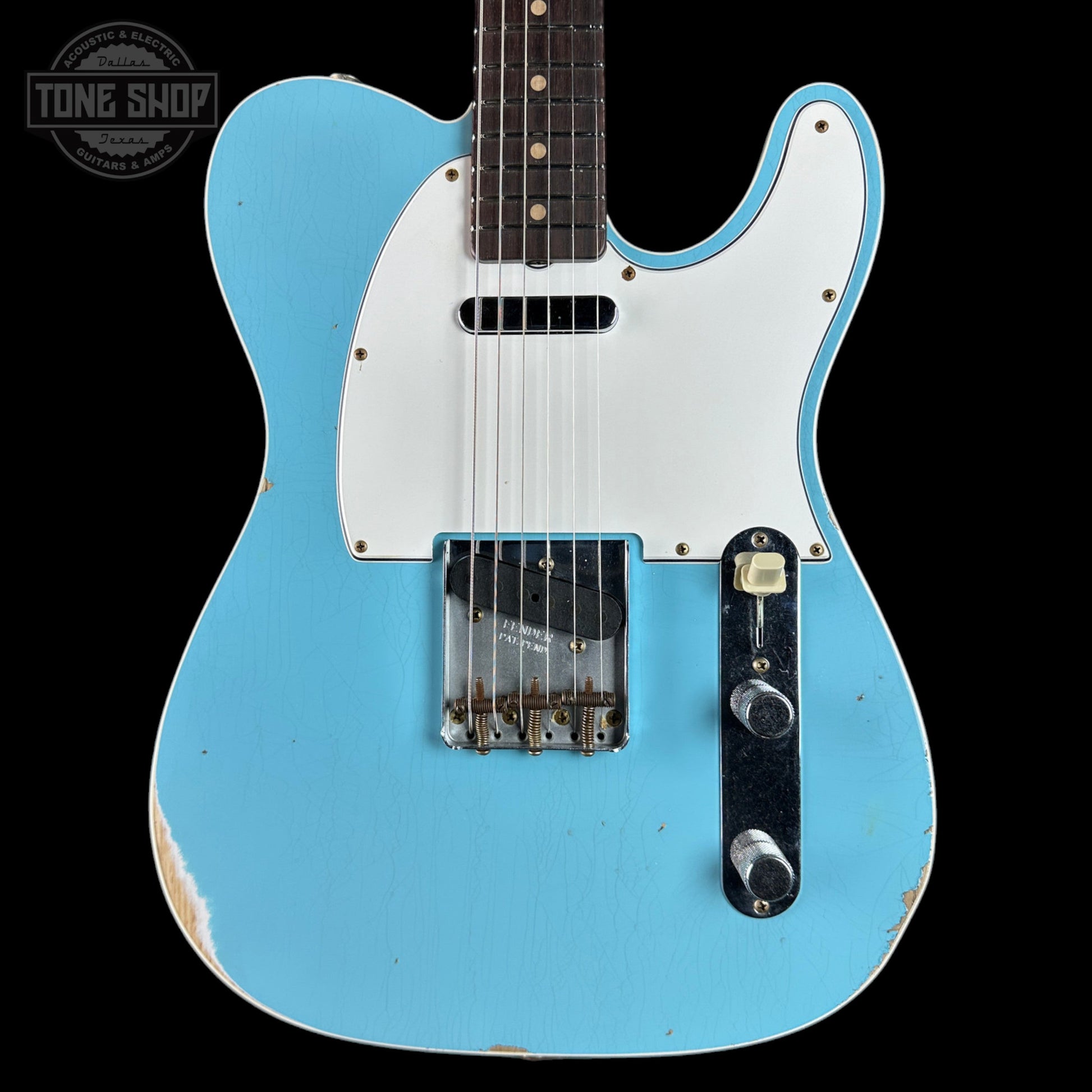 Fender Custom Shop TSG Exclusive 1960 Telecaster Custom Chambered Daphne Blue Relic w/case CZ591518