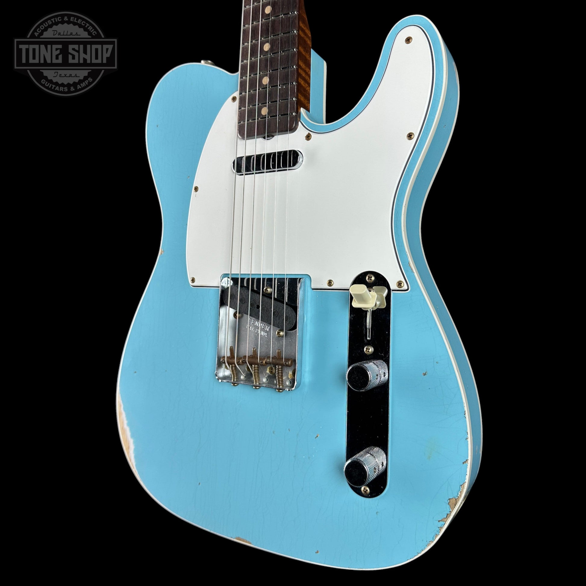 Fender Custom Shop TSG Exclusive 1960 Telecaster Custom Chambered Daphne Blue Relic w/case CZ591518