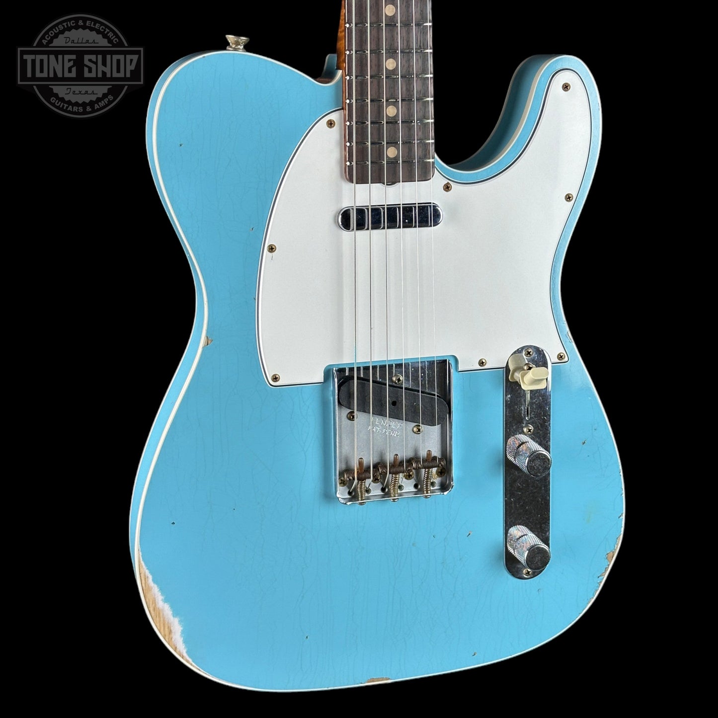 Fender Custom Shop TSG Exclusive 1960 Telecaster Custom Chambered Daphne Blue Relic w/case CZ591518