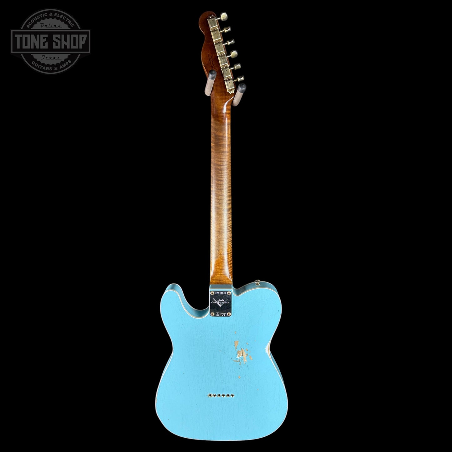 Fender Custom Shop TSG Exclusive 1960 Telecaster Custom Chambered Daphne Blue Relic w/case CZ591518