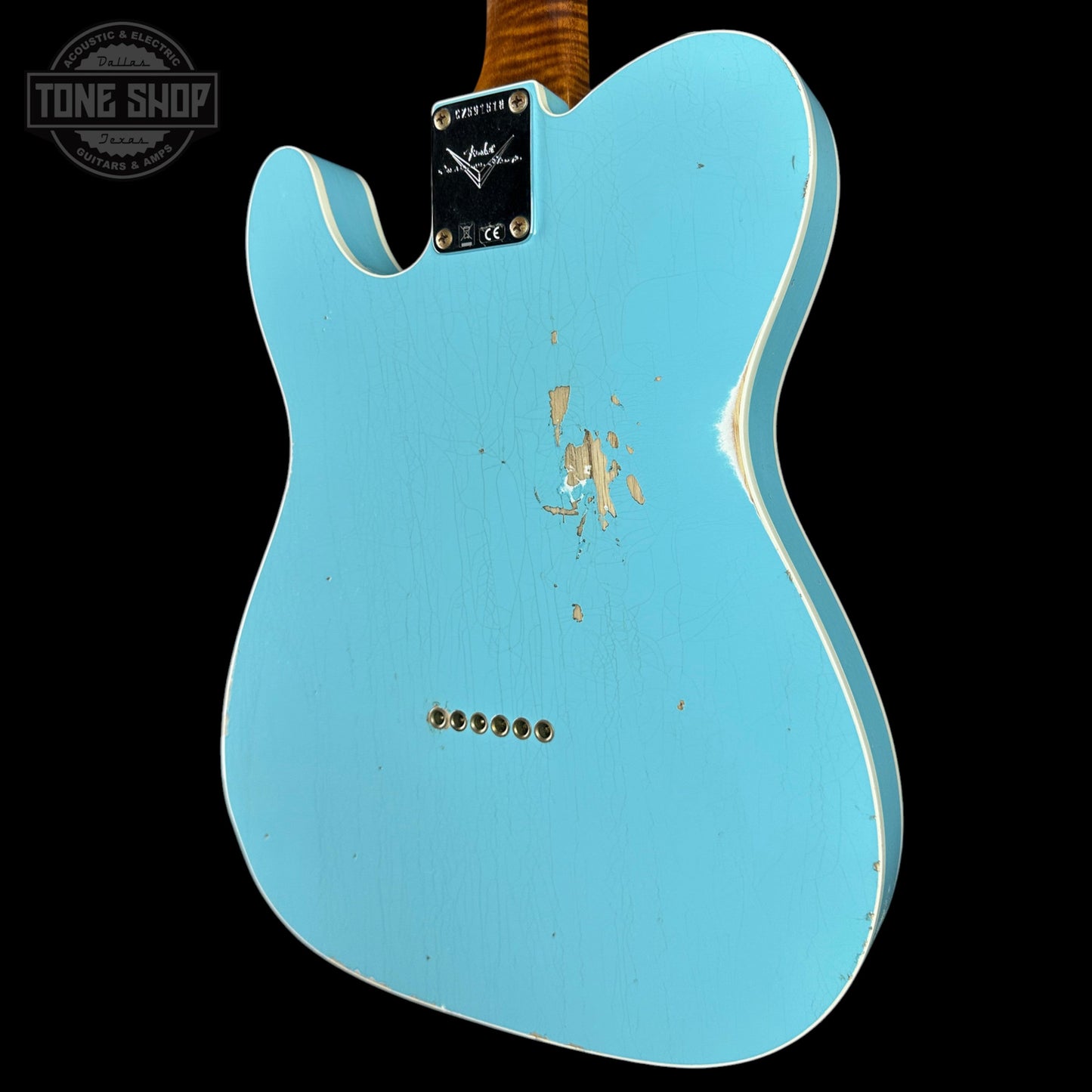 Fender Custom Shop TSG Exclusive 1960 Telecaster Custom Chambered Daphne Blue Relic w/case CZ591518