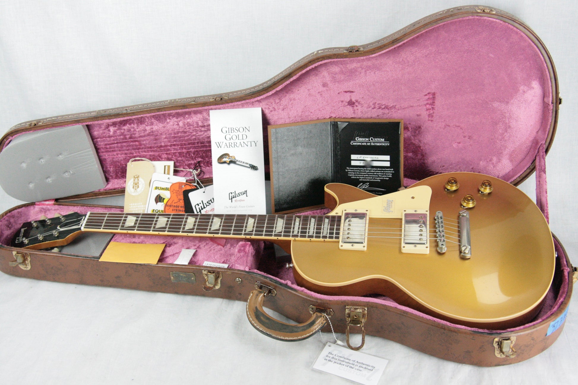2018 Gibson 1957 AGED Goldtop Les Paul 3-KNOB Reissue! R7 57 Bigsby! Billy Gibbons