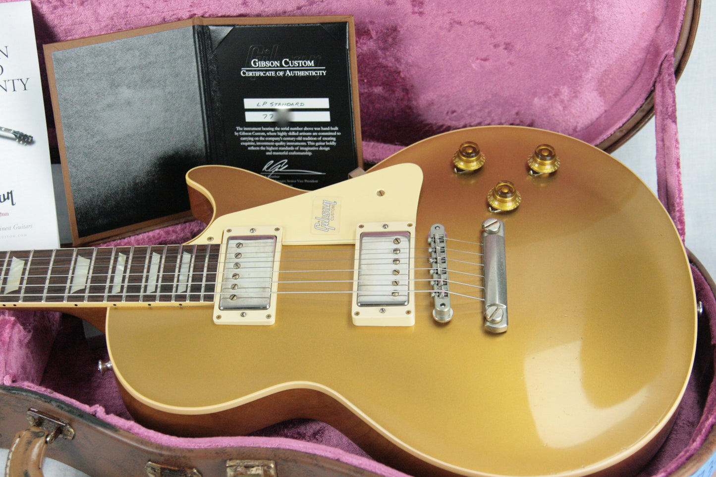 2018 Gibson 1957 AGED Goldtop Les Paul 3-KNOB Reissue! R7 57 Bigsby! Billy Gibbons