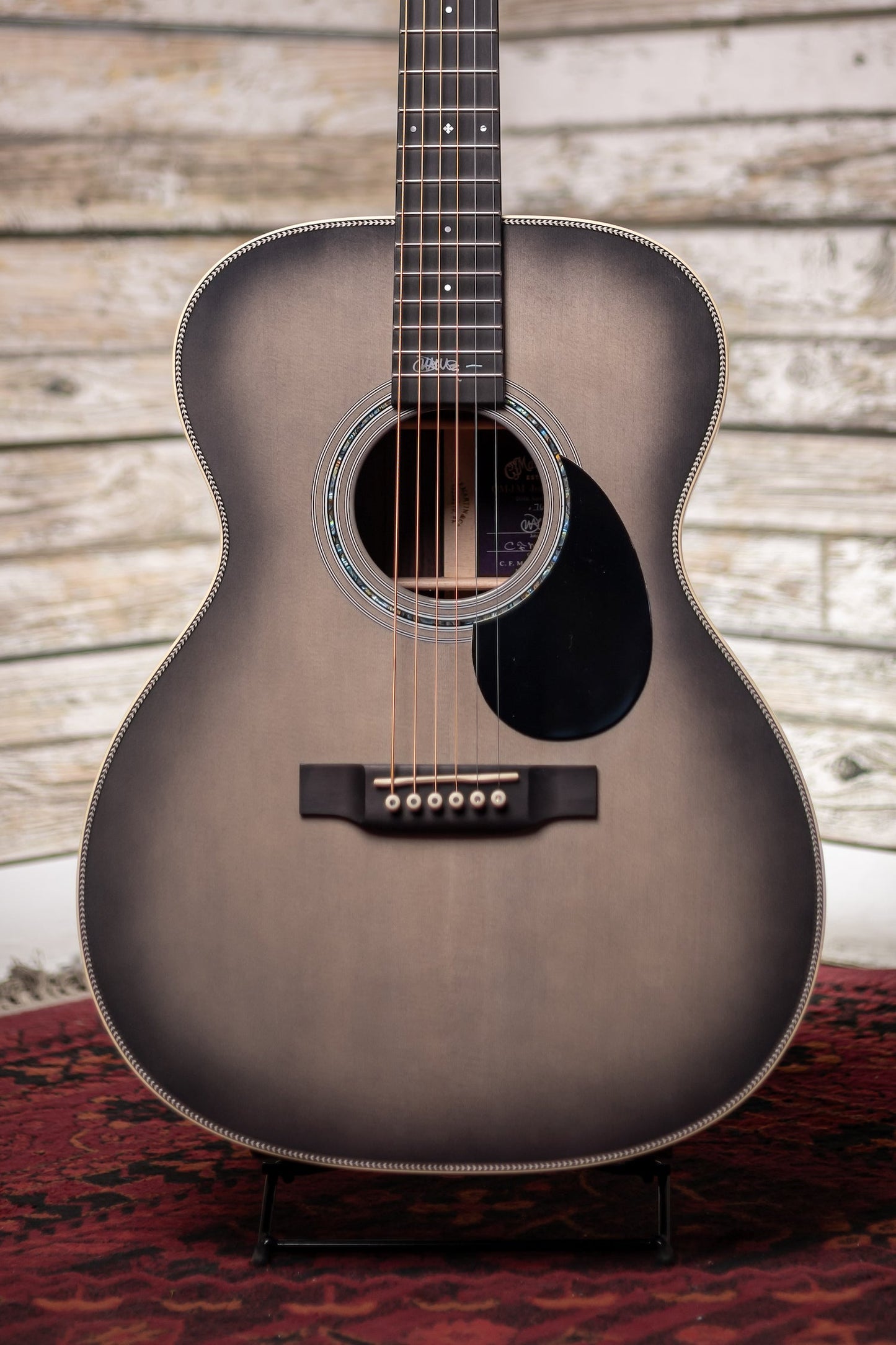 Martin OMJM 20th Anniversary John Mayer Acoustic Guitar - Platinum Gray