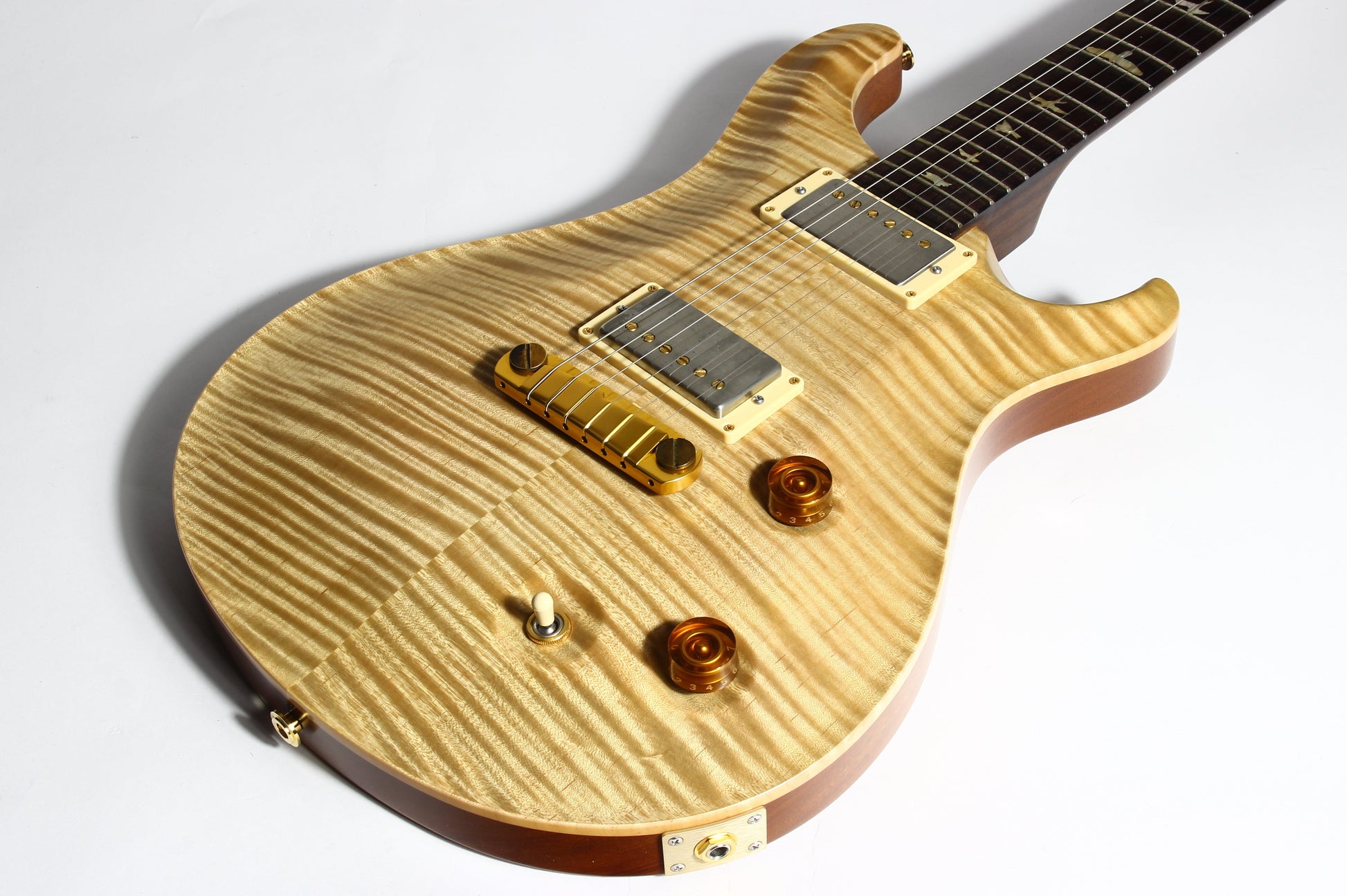 2007 PRS Modern Eagle I SOLID Brazilian Rosewood Neck - Natural, 1 Monster Flame 10 top! ME1