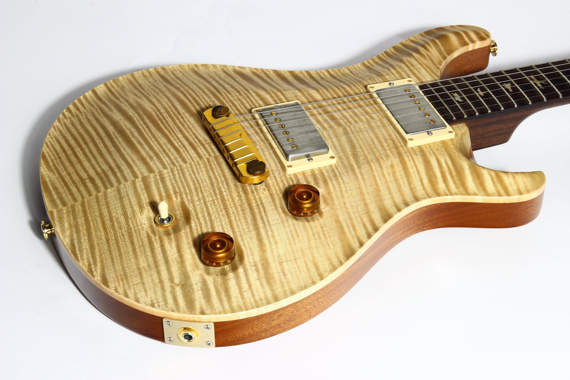 2007 PRS Modern Eagle I SOLID Brazilian Rosewood Neck - Natural, 1 Monster Flame 10 top! ME1