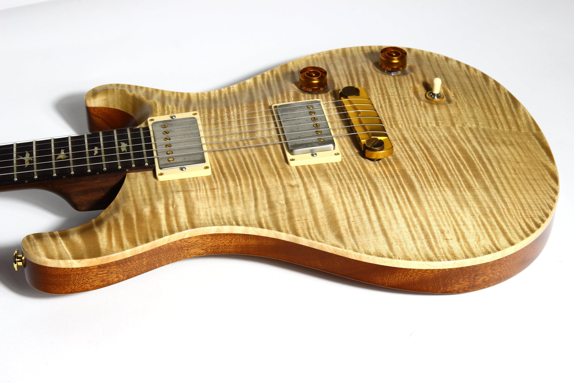 2007 PRS Modern Eagle I SOLID Brazilian Rosewood Neck - Natural, 1 Monster Flame 10 top! ME1