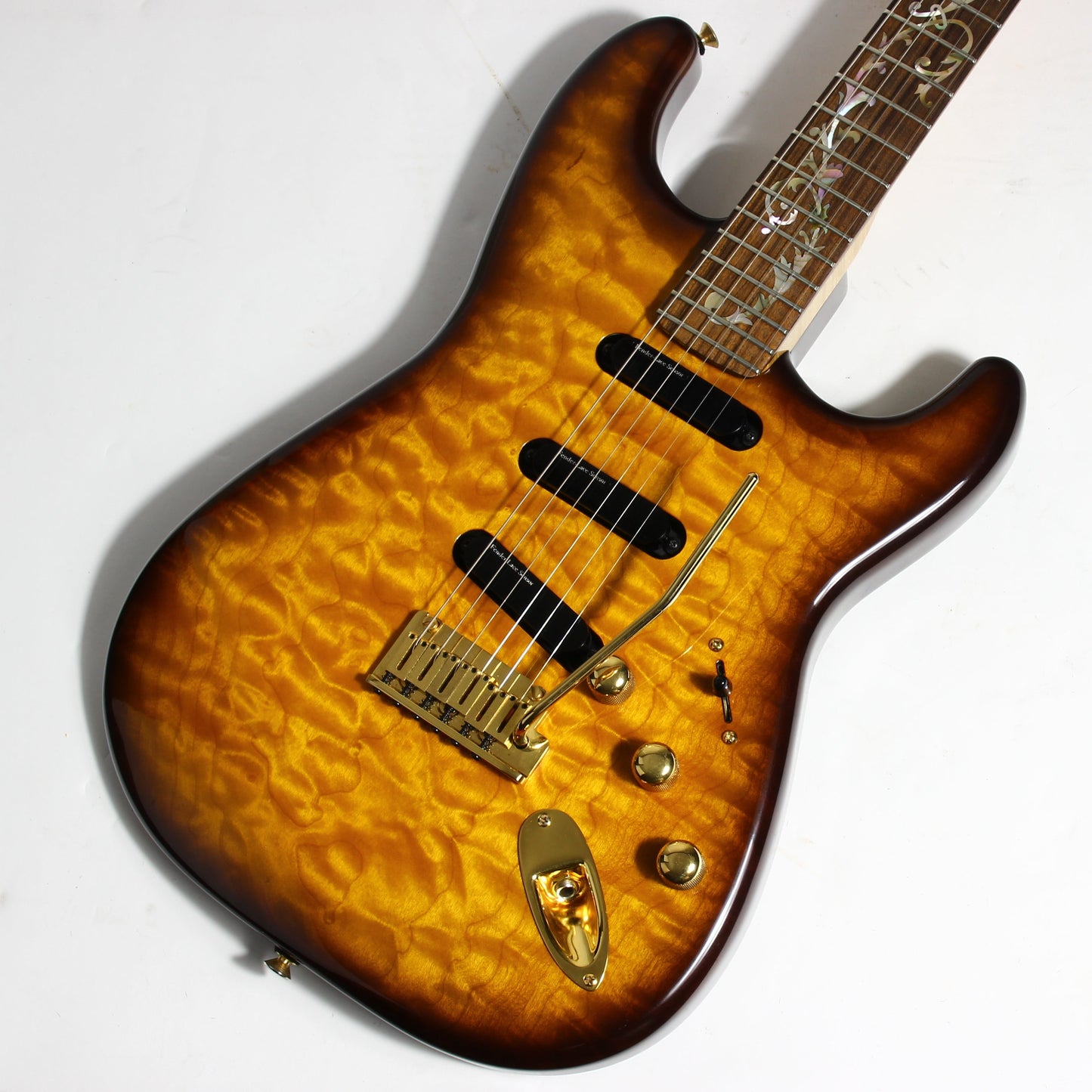 1993 Fender Custom Shop TREE OF LIFE Stratocaster SCHULTZ-O-CASTER Quilt Top & Back