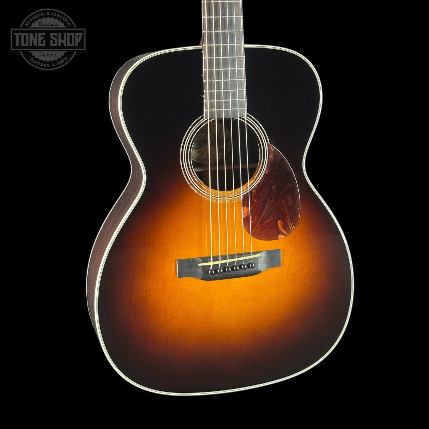 Collings OM2 A HC Hill Country Sunburst Adirondack/East Indian Rosewood w/Case 36442