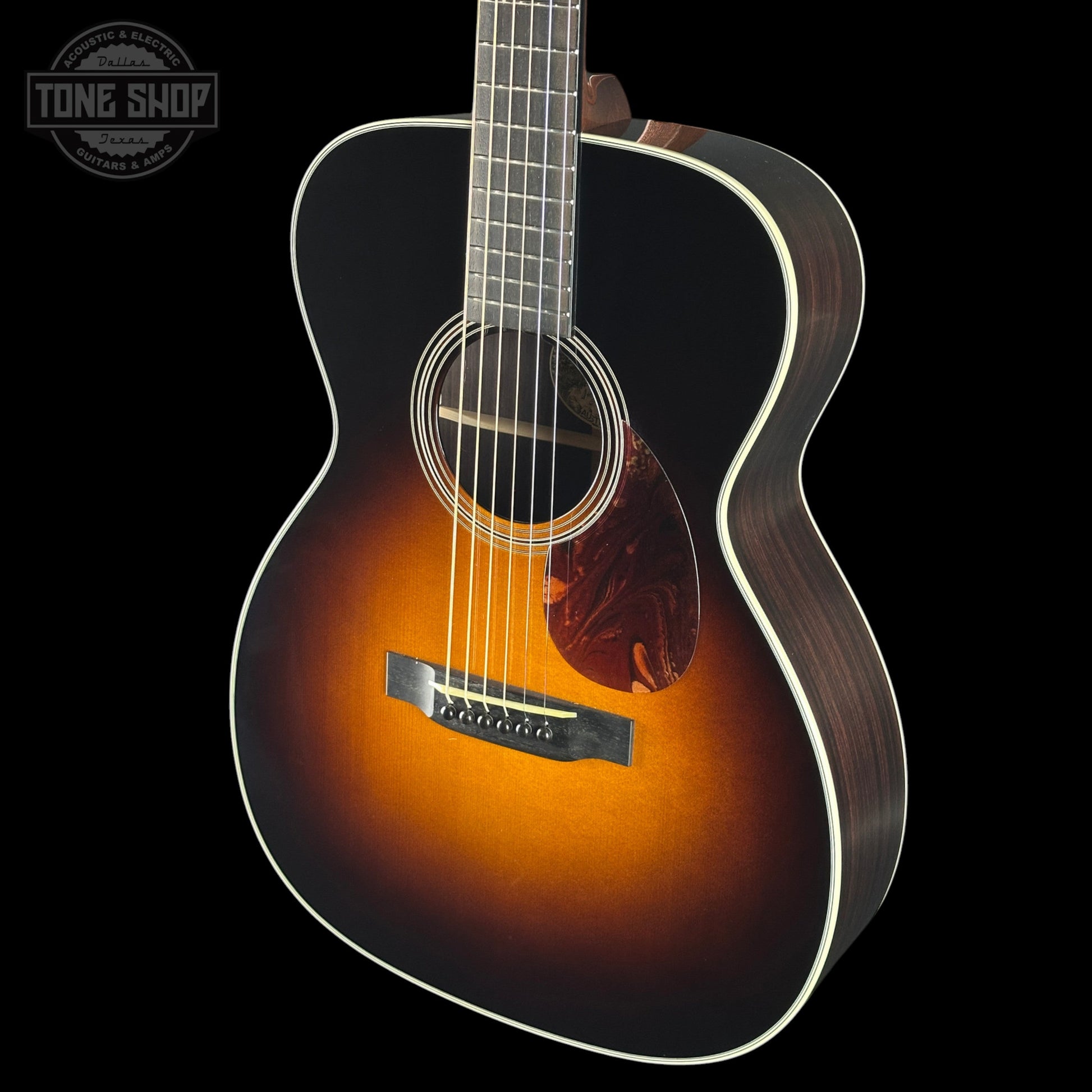 Collings OM2 A HC Hill Country Sunburst Adirondack/East Indian Rosewood w/Case 36442