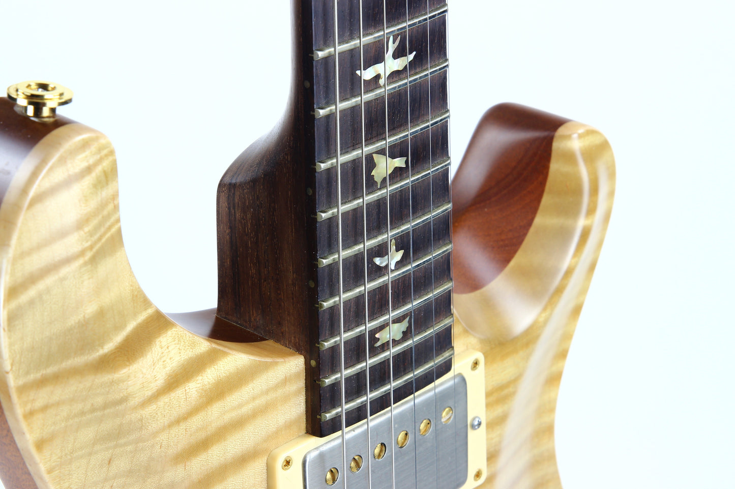 2007 PRS Modern Eagle I SOLID Brazilian Rosewood Neck - Natural, 1 Monster Flame 10 top! ME1