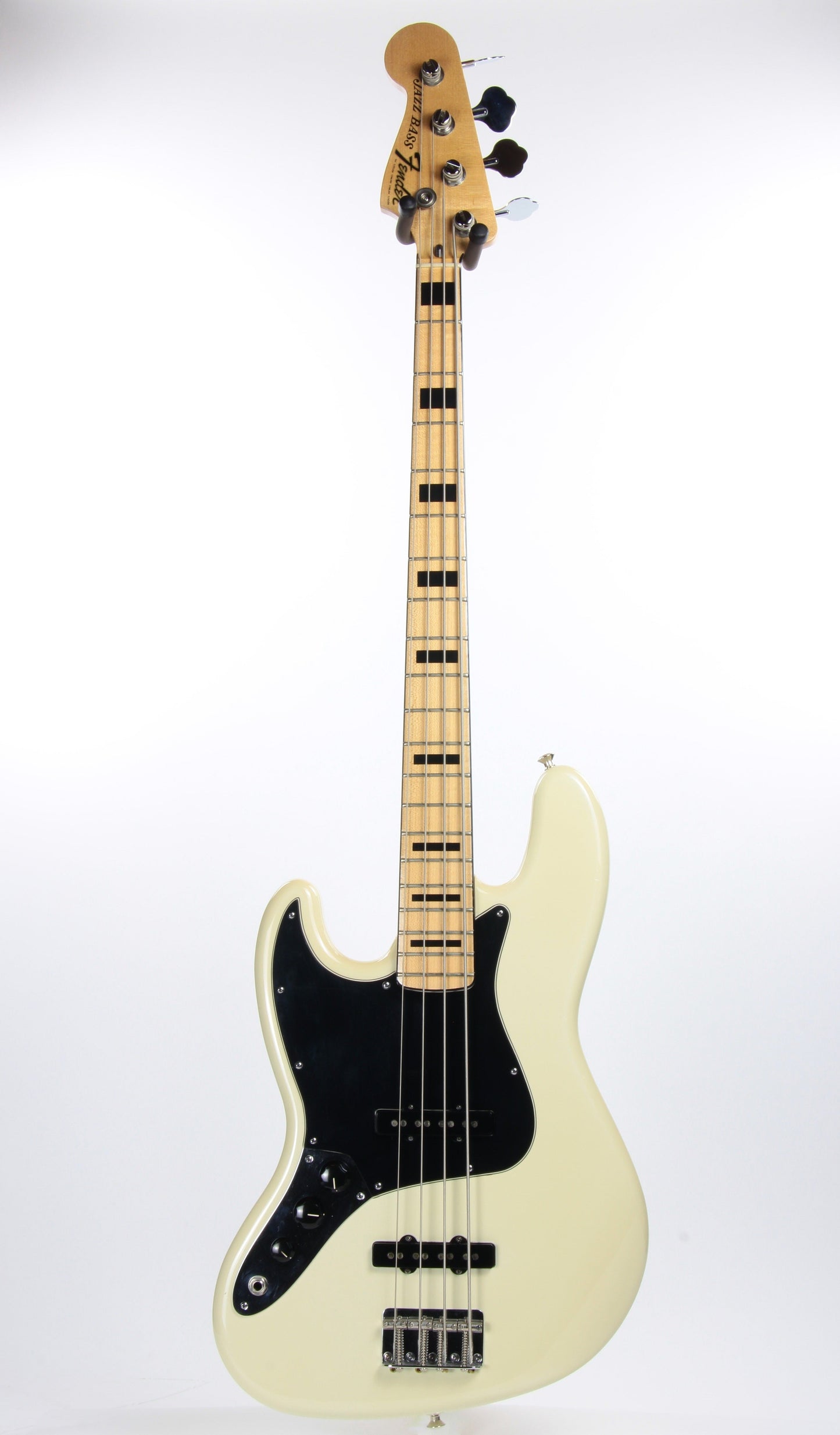 2011 Fender Custom Shop Masterbuilt 75 Jazz Bass Left-Handed - Maple, Black Blocks 1970's