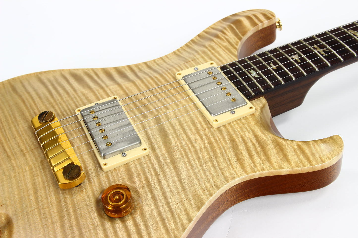 2007 PRS Modern Eagle I SOLID Brazilian Rosewood Neck - Natural, 1 Monster Flame 10 top! ME1