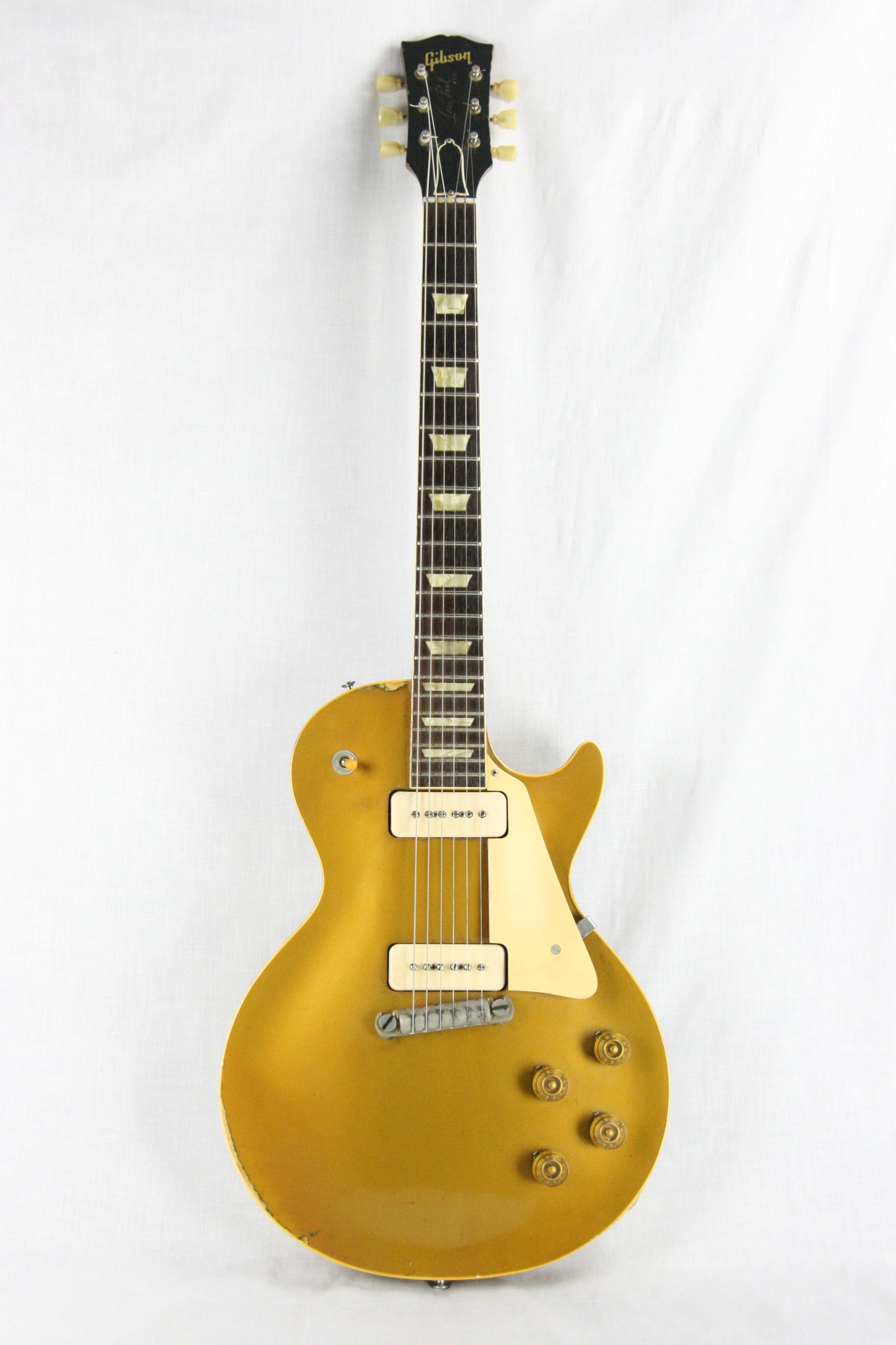 1955 Gibson Les Paul Standard Goldtop! ALL-GOLD w/ Lifton Case! Wraptail, P90's!