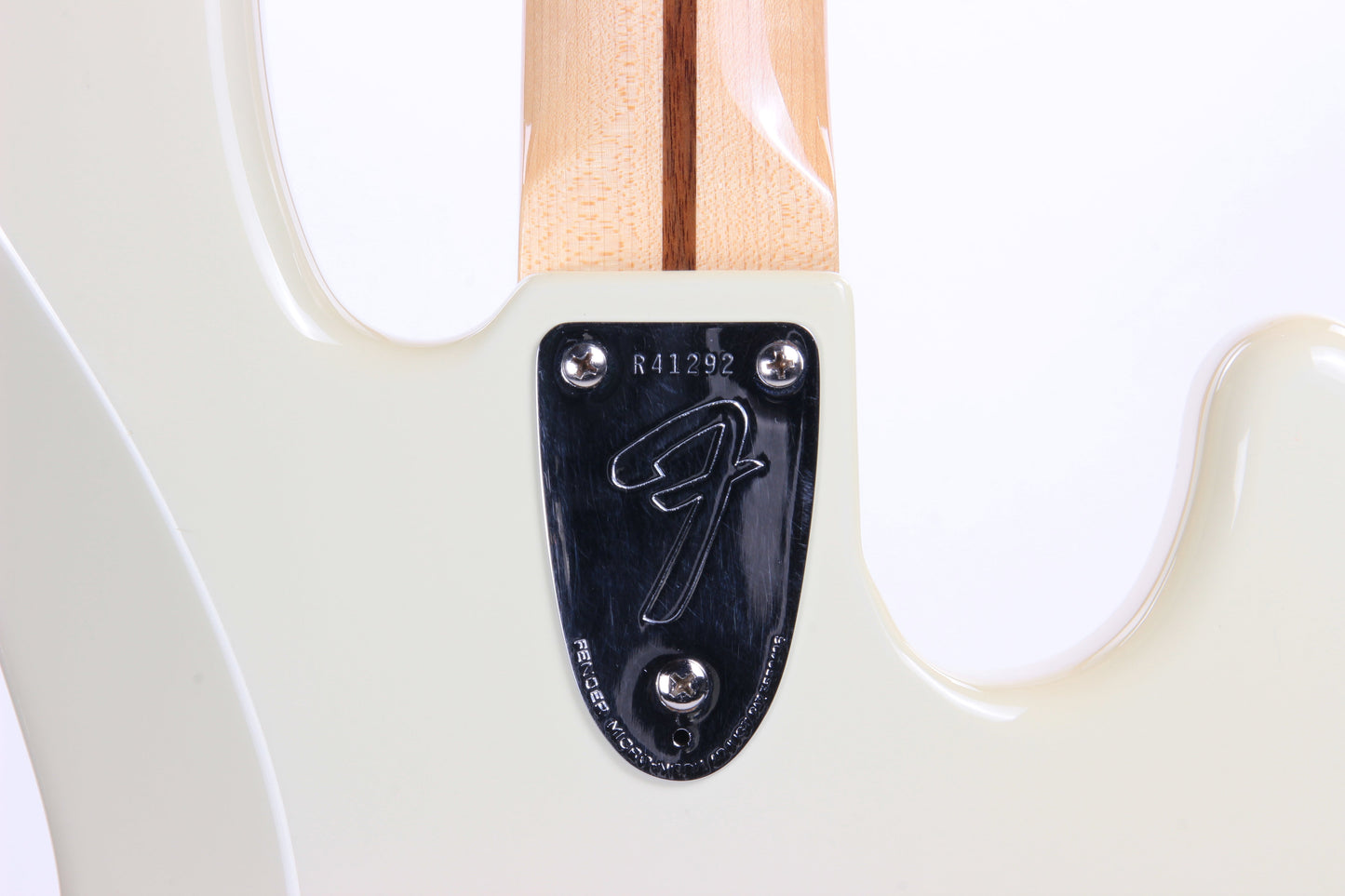 2011 Fender Custom Shop Masterbuilt 75 Jazz Bass Left-Handed - Maple, Black Blocks 1970's