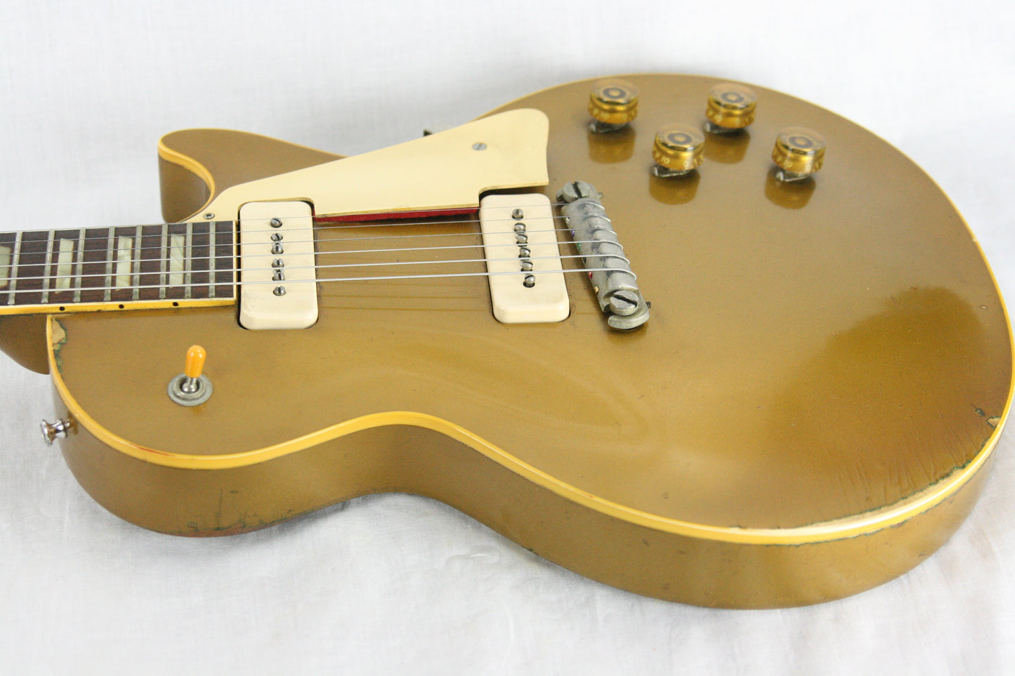 1955 Gibson Les Paul Standard Goldtop! ALL-GOLD w/ Lifton Case! Wraptail, P90's!