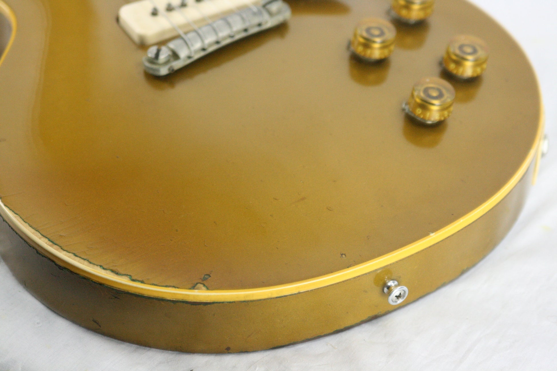 1955 Gibson Les Paul Standard Goldtop! ALL-GOLD w/ Lifton Case! Wraptail, P90's!