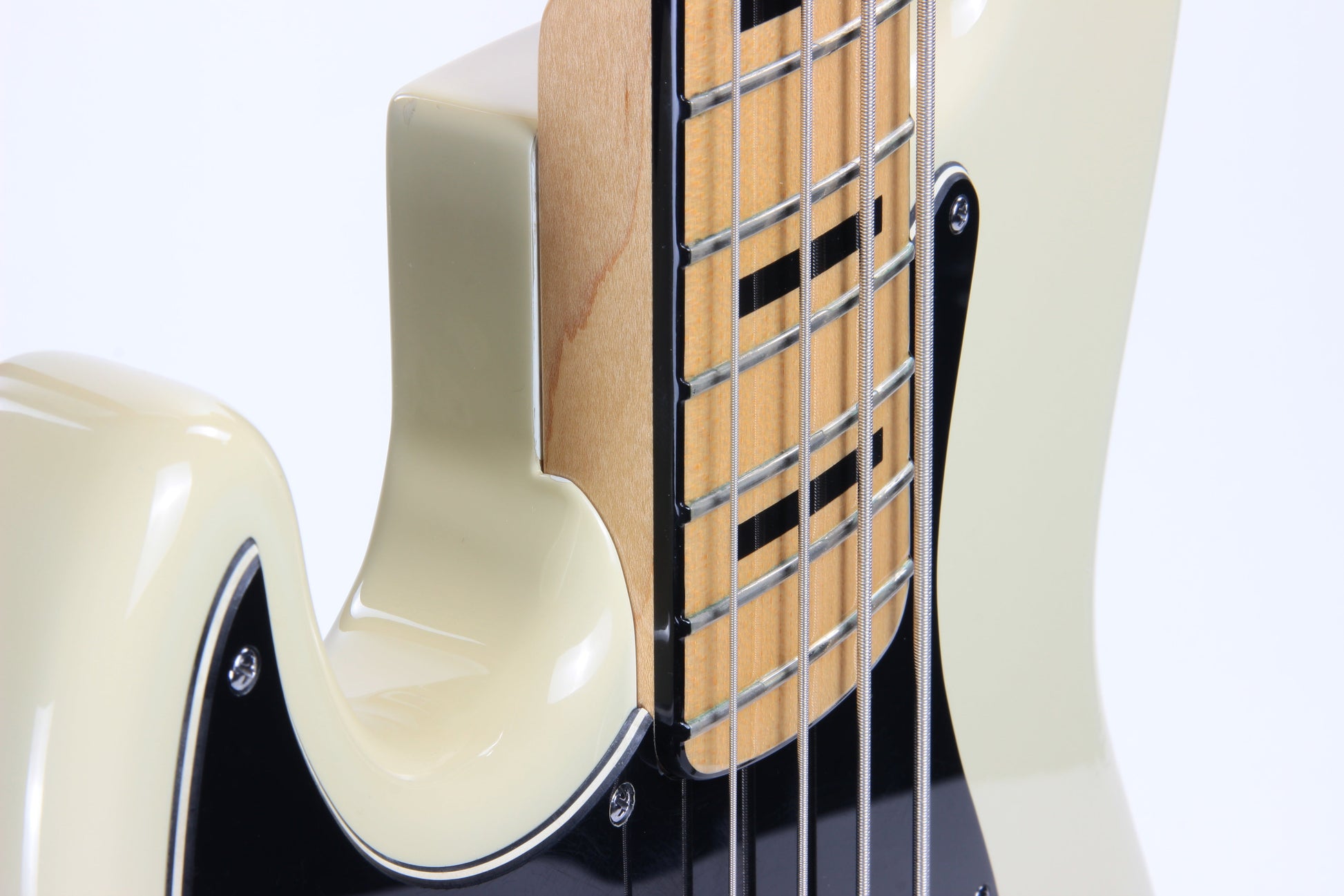 2011 Fender Custom Shop Masterbuilt 75 Jazz Bass Left-Handed - Maple, Black Blocks 1970's