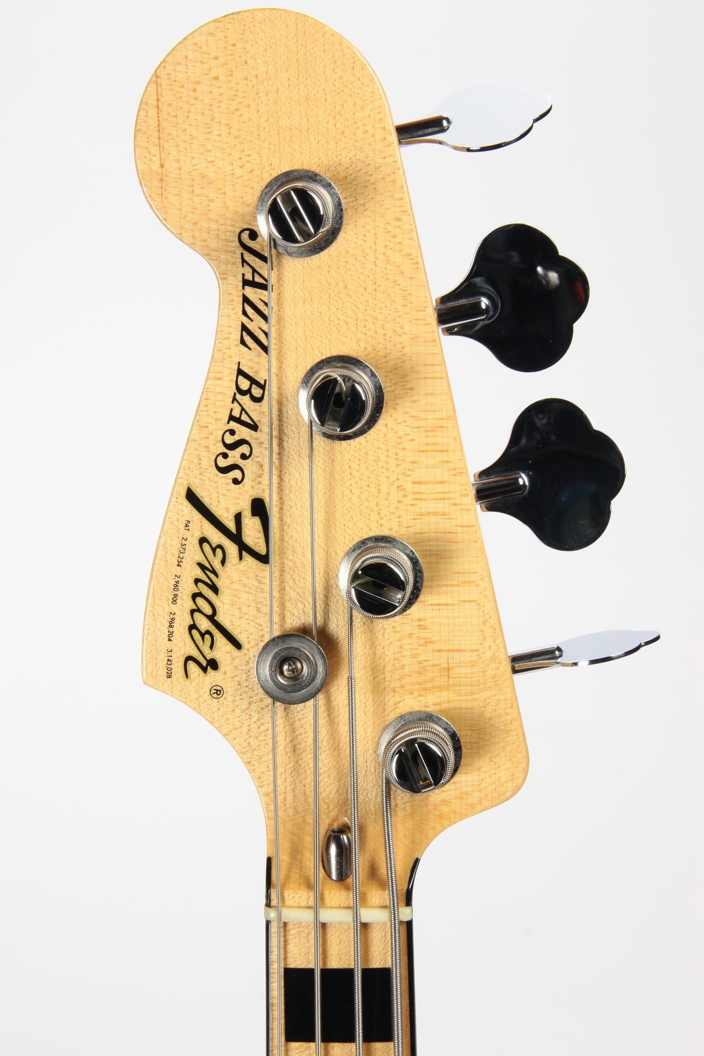 2011 Fender Custom Shop Masterbuilt 75 Jazz Bass Left-Handed - Maple, Black Blocks 1970's