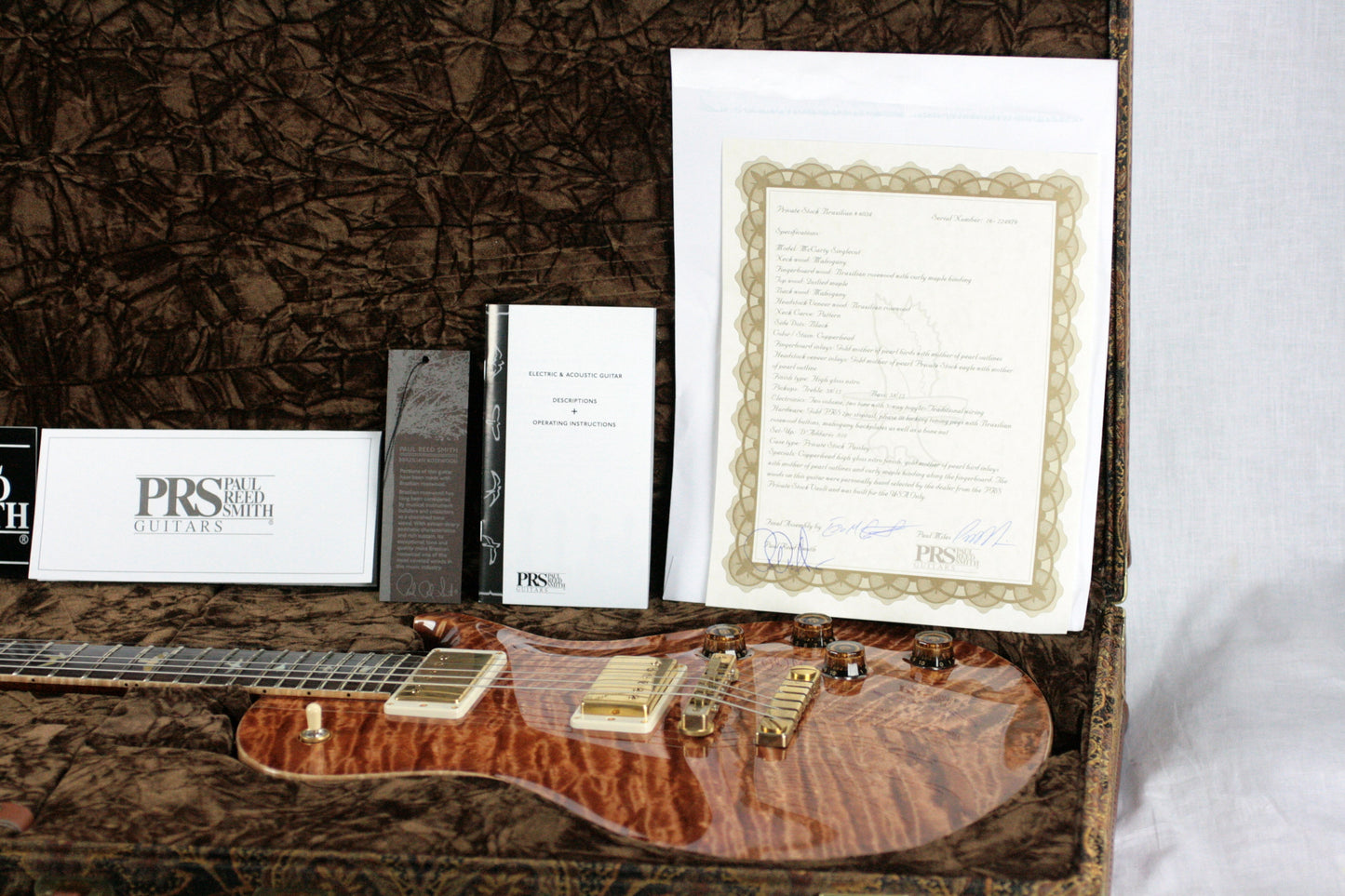 2016 PRS Private Stock BRAZILIAN ROSEWOOD McCarty Singlecut! QUILT Paul Reed Smith Copperhead
