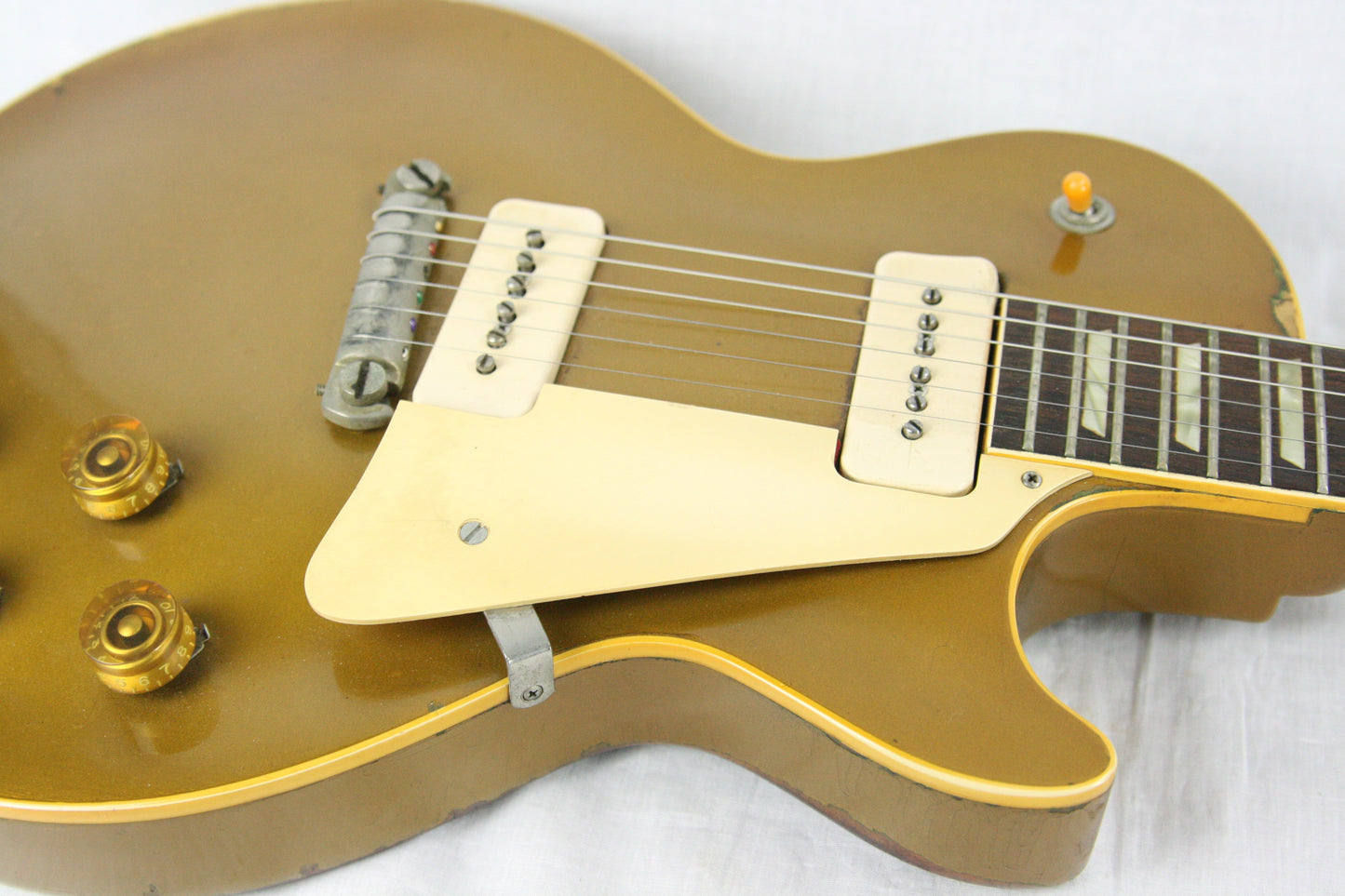 1955 Gibson Les Paul Standard Goldtop! ALL-GOLD w/ Lifton Case! Wraptail, P90's!