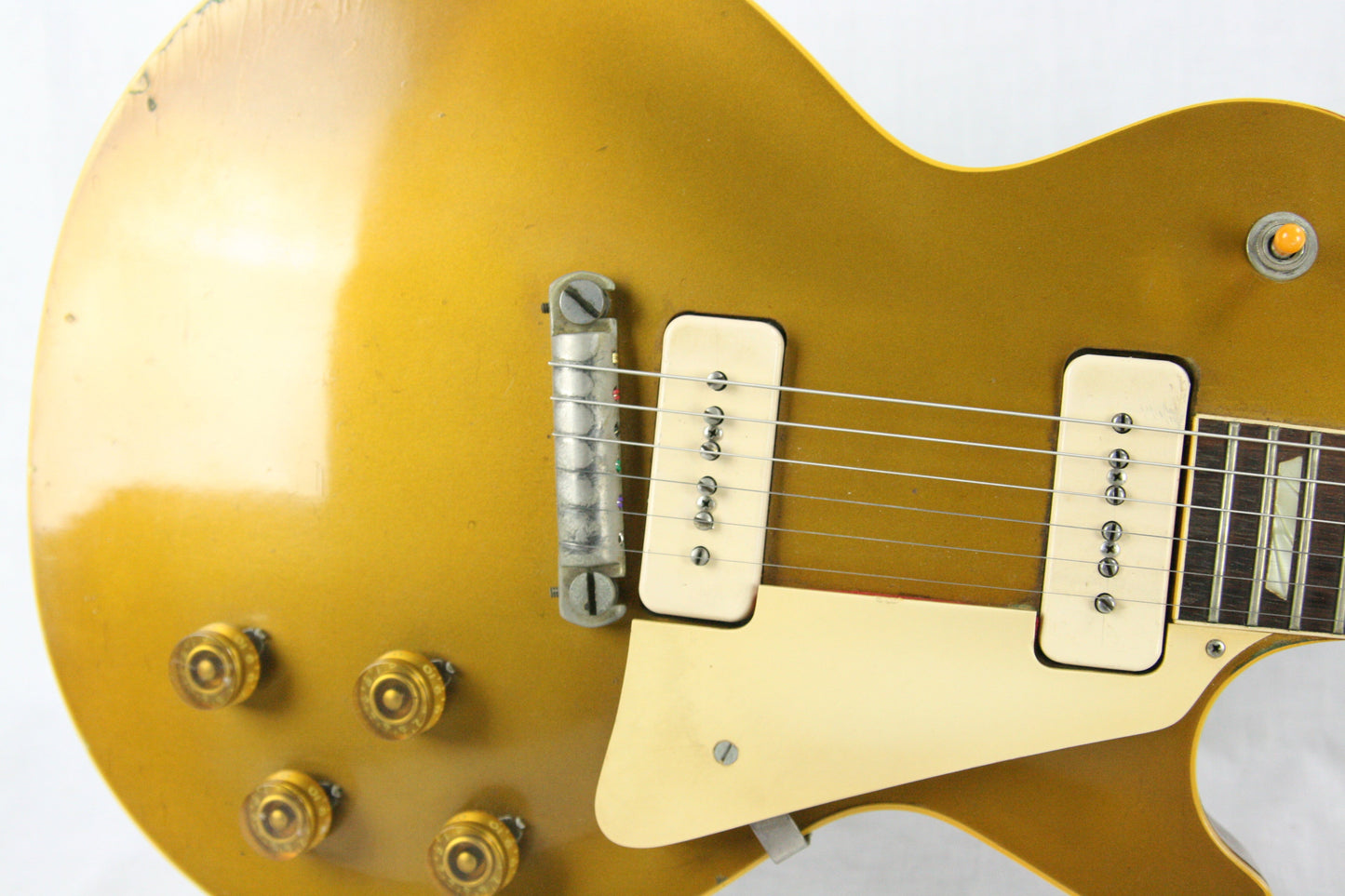 1955 Gibson Les Paul Standard Goldtop! ALL-GOLD w/ Lifton Case! Wraptail, P90's!