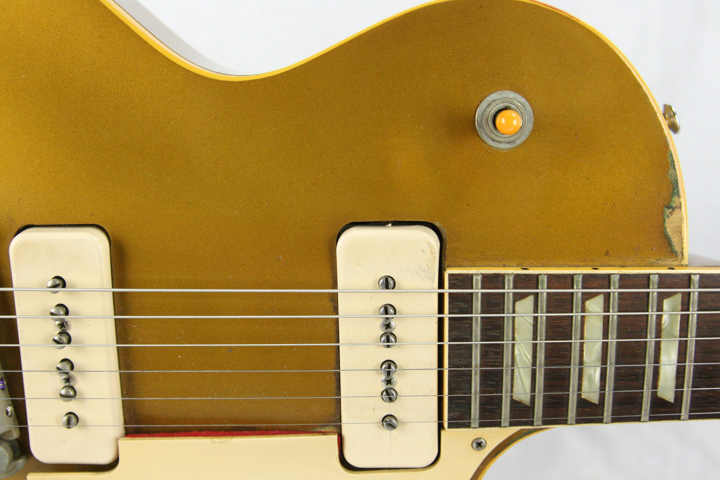 1955 Gibson Les Paul Standard Goldtop! ALL-GOLD w/ Lifton Case! Wraptail, P90's!