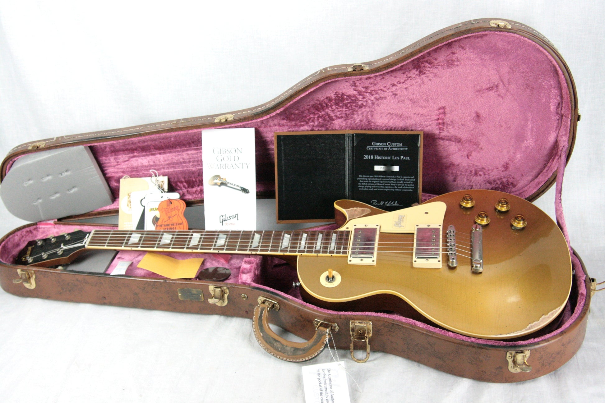 2018 Gibson 1957 HEAVY AGED Goldtop Les Paul Historic Reissue! R7 57 CC36 Collectors Choice