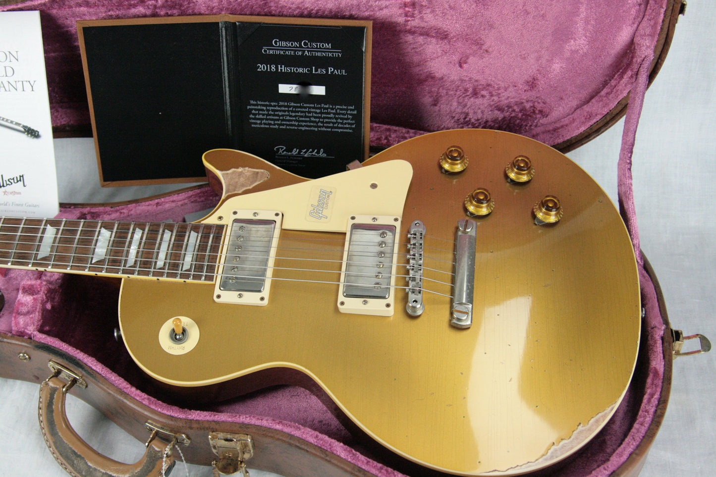 2018 Gibson 1957 HEAVY AGED Goldtop Les Paul Historic Reissue! R7 57 CC36 Collectors Choice