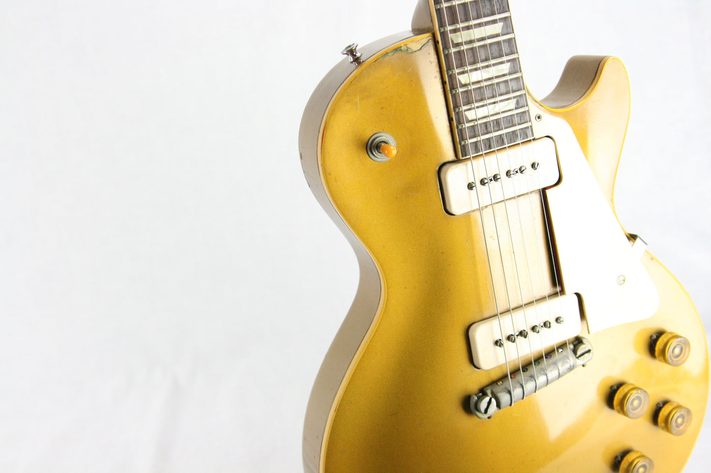1955 Gibson Les Paul Standard Goldtop! ALL-GOLD w/ Lifton Case! Wraptail, P90's!