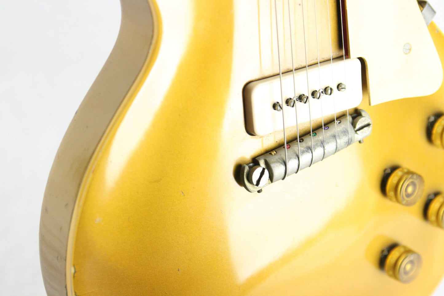 1955 Gibson Les Paul Standard Goldtop! ALL-GOLD w/ Lifton Case! Wraptail, P90's!