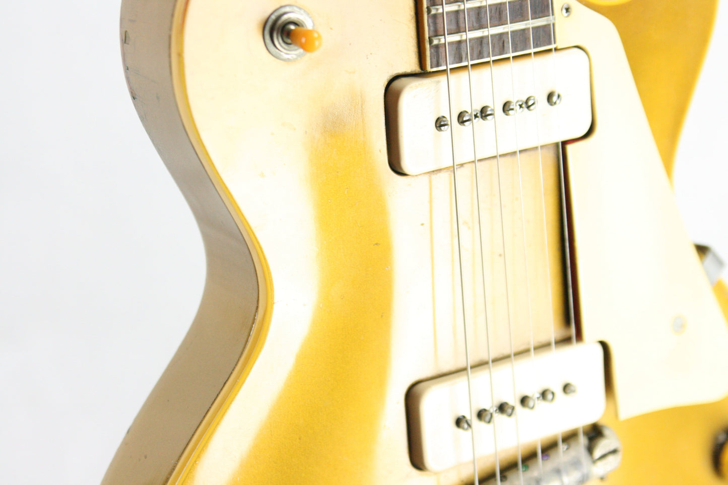 1955 Gibson Les Paul Standard Goldtop! ALL-GOLD w/ Lifton Case! Wraptail, P90's!