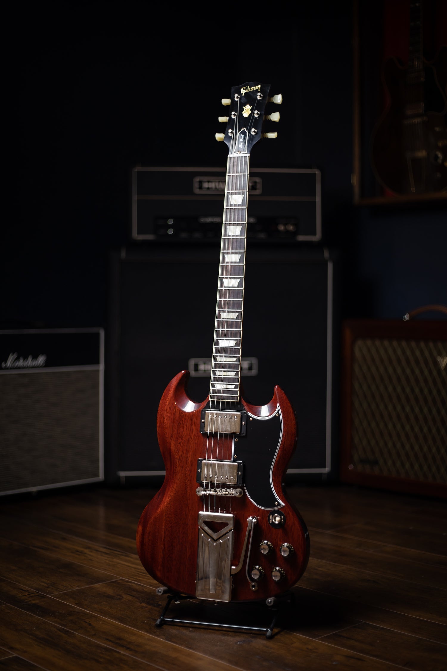 Gibson Custom Shop 60th Anniversary 1961 SG Les Paul Standard VOS Electric Guitar - Cherry Red